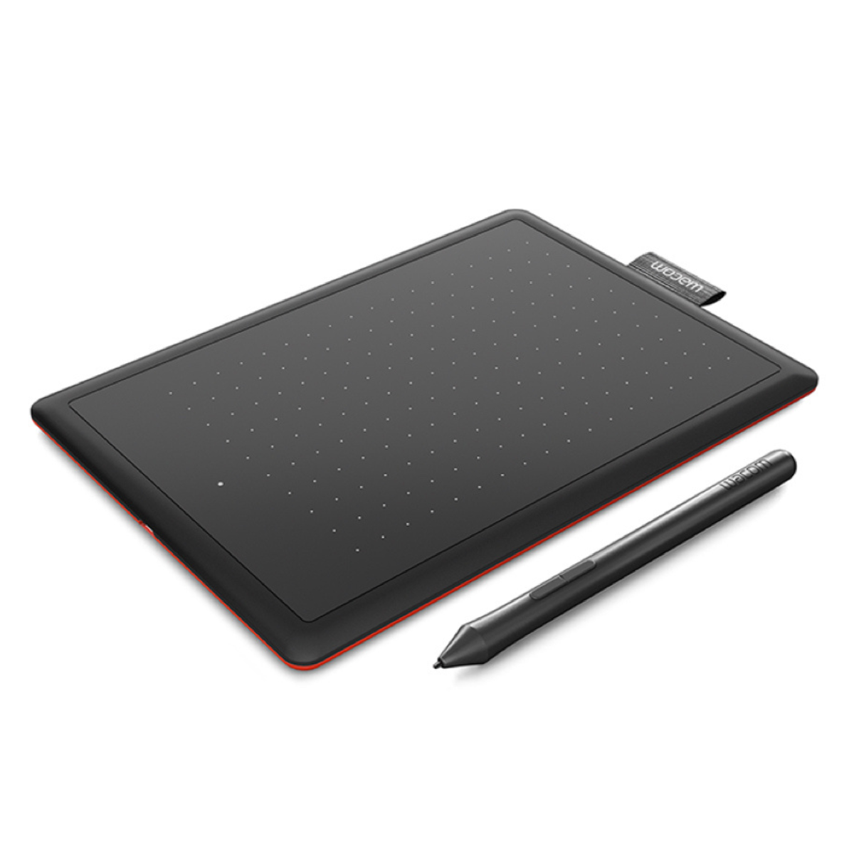 Recuento armario afeitado Tableta Gráfica USB One By Wacom - Color negro y rojo - Interstock